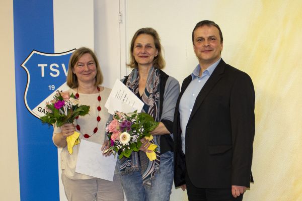 TSV Ehrennadeln in Silber und Gold für langjährige ehrenamtliche Tätigkeit